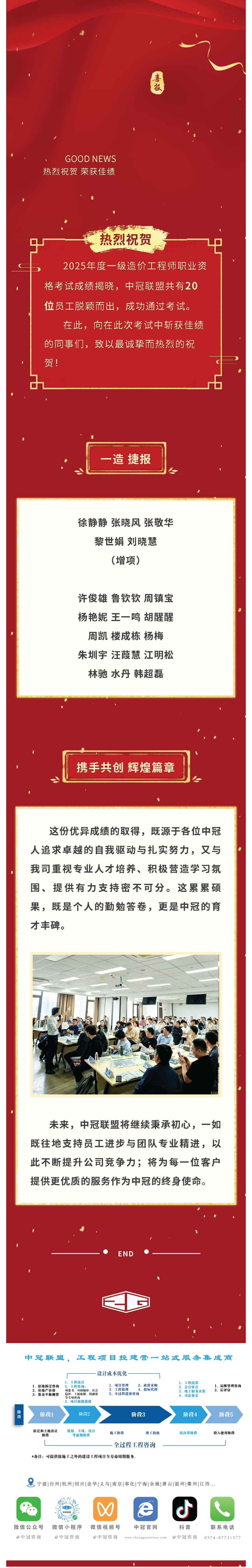 喜報(bào) 錦上添花！中冠聯(lián)盟一級(jí)造價(jià)工程師再添20人！.jpg